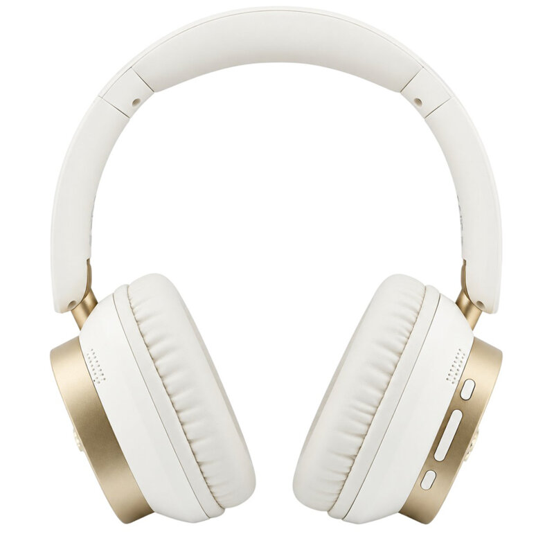 Casti Bluetooth Guess Rectangle Metal Script, alb, GUBHV28HGCSME