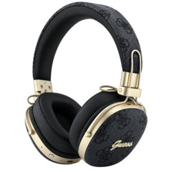 Casti Bluetooth Guess Metal 4G Script Logo, negru, GUBHP72P4SMDK