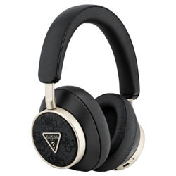 Casti Bluetooth Guess 4G Triangle Logo, negru, GUBHC15P4MRCTK