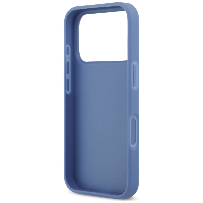Husa originala Guess iPhone 18 Pro Hardcase 4G Double Card Triangle, albastru, GUHCP18LP4TPB