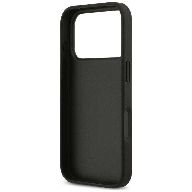 Husa originala Guess iPhone 17 Pro Max Hardcase 4G Double Card Triangle, negru, GUHCP18XP4TPK