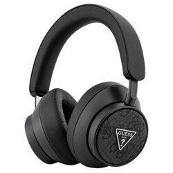 Casti bluetooth over-ear Guess 4G Triangle Logo, negru, GUBHC15PMRTRK