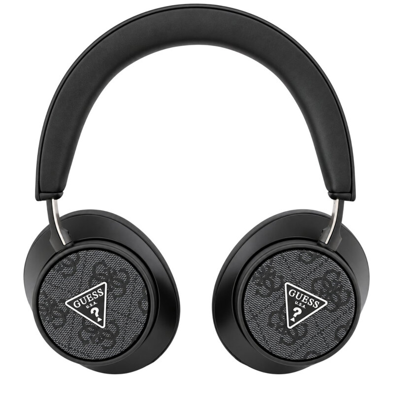 Casti bluetooth over-ear Guess 4G Triangle Logo, negru, GUBHC15PMRTRK