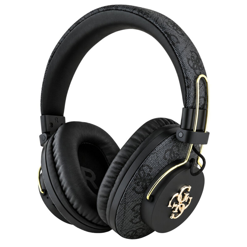 Casti wireless Bluetooth, ENC Guess, negru, GUBHS72P4FC4MK