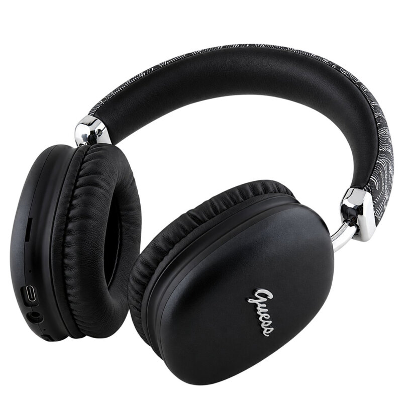 Casti Bluetooth wireless over-ear Guess GUBHK1GCTCSK, negru