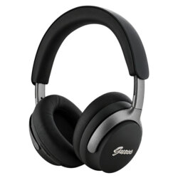 Casti wireless Guess Metal Script Logo, negru, GUBHC22PSFCSMK