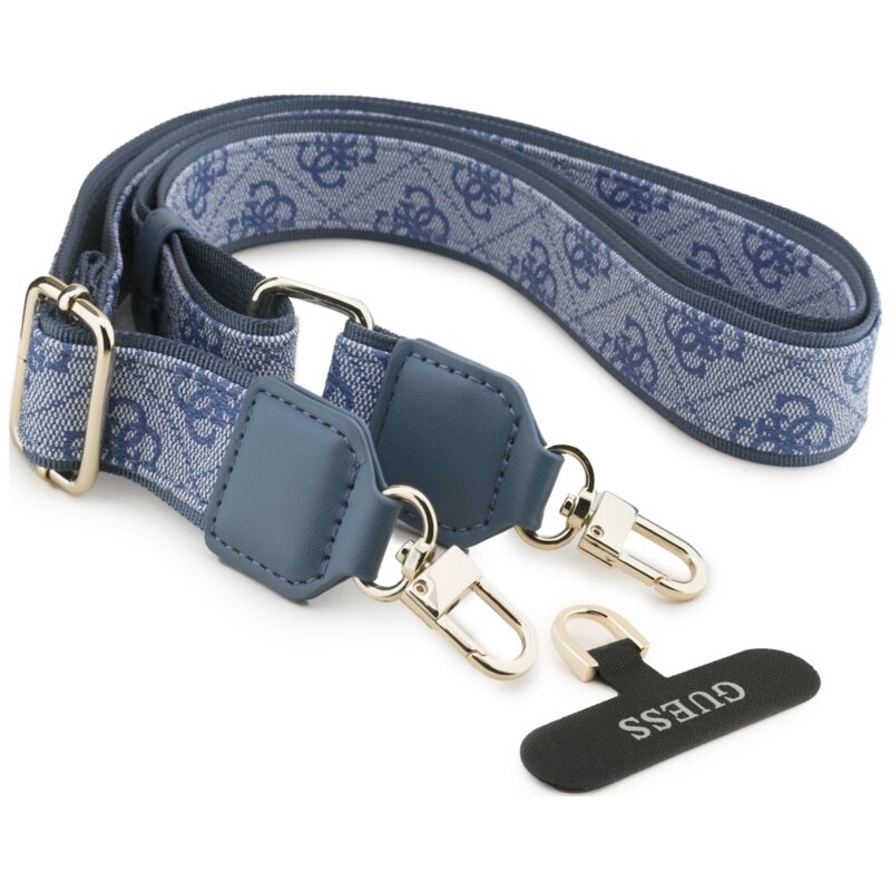 Husa originala Guess iPhone 18 Pro Max Big 4G Classic Logo & Big Strap Metal Buttons, albastru, GUHCP18XP4G4BCSB
