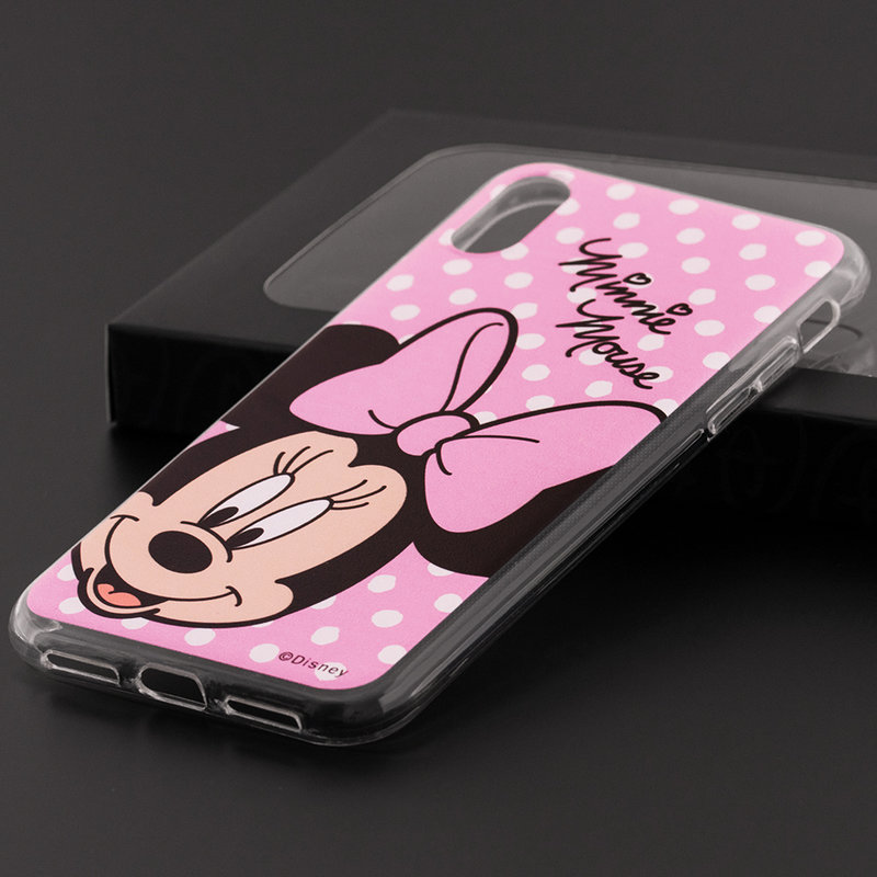 Husa iPhone XS Cu Licenta Disney - Pink Minnie
