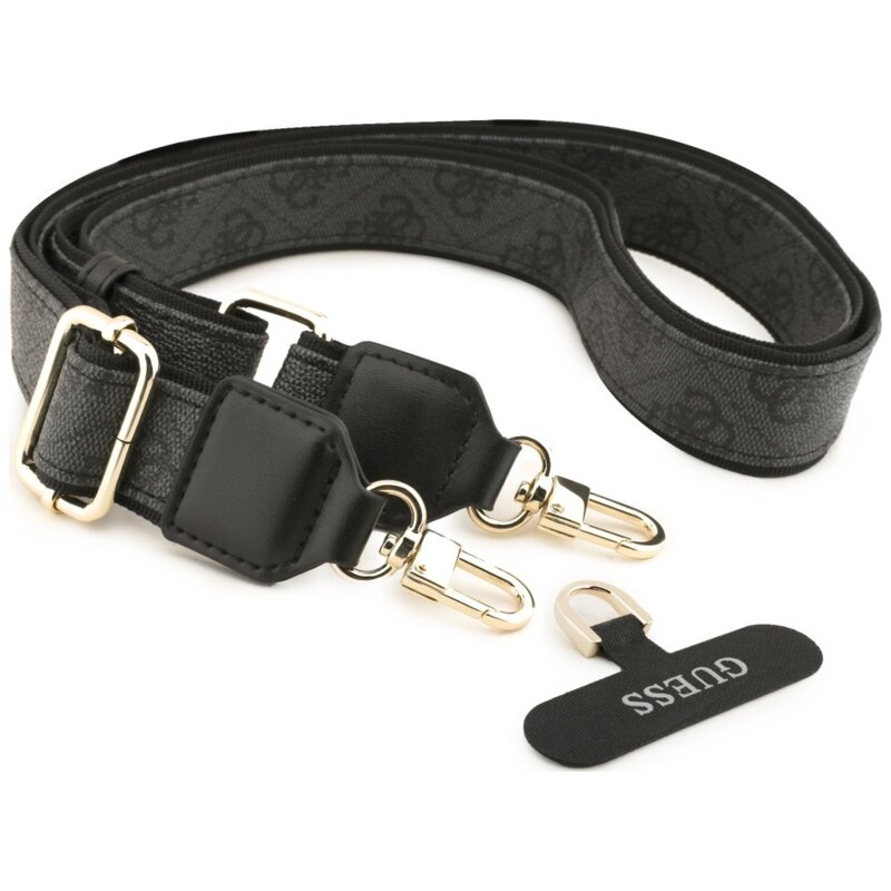 Husa originala Guess iPhone 18 Pro Max Big 4G Classic Logo & Big Strap Metal Buttons, negru, GUHCP18XP4G4BCSK