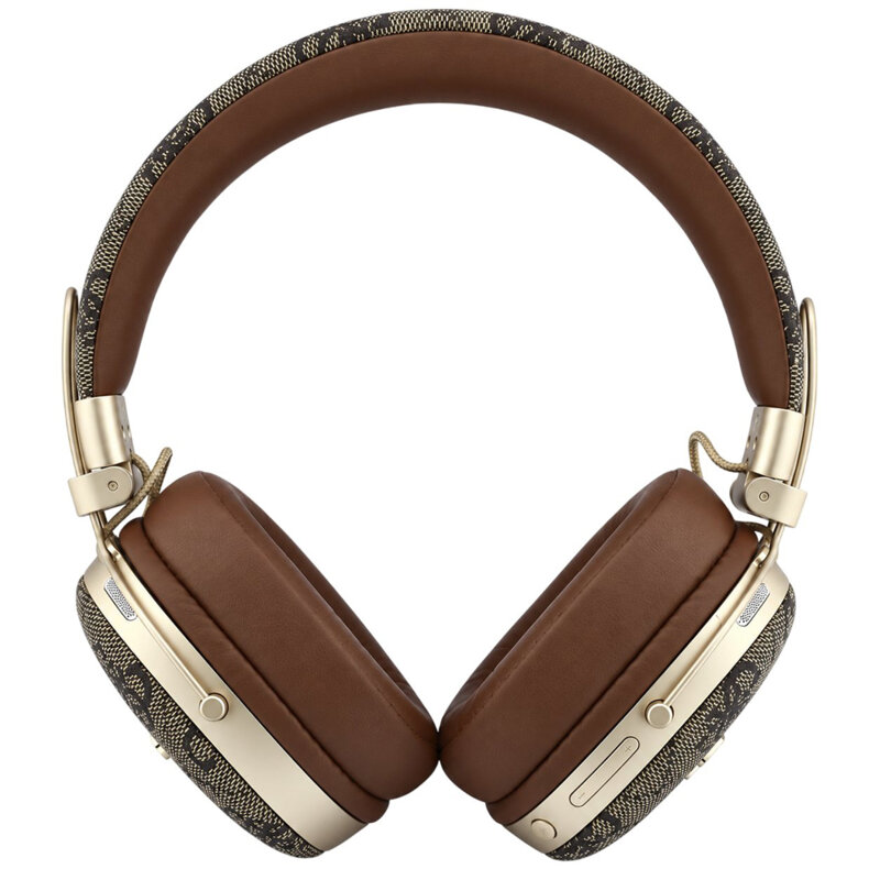 Casti Bluetooth Guess Metal 4G Script Logo, maro, GUBHP72P4SMDW