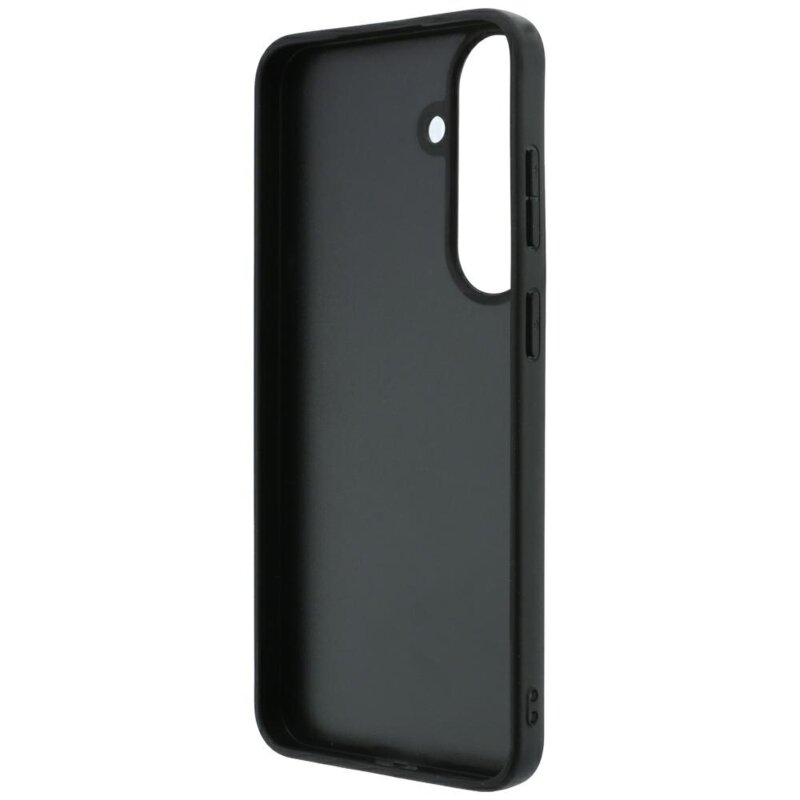Husa Guess Samsung Galaxy S26 FE Leather 4G Embossed Ring Classic Logo MagSafe, negru, GUHMS26FEP4MSEGK