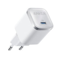Incarcator de priza GaN, USB-C, 45W, Anker Nano, alb