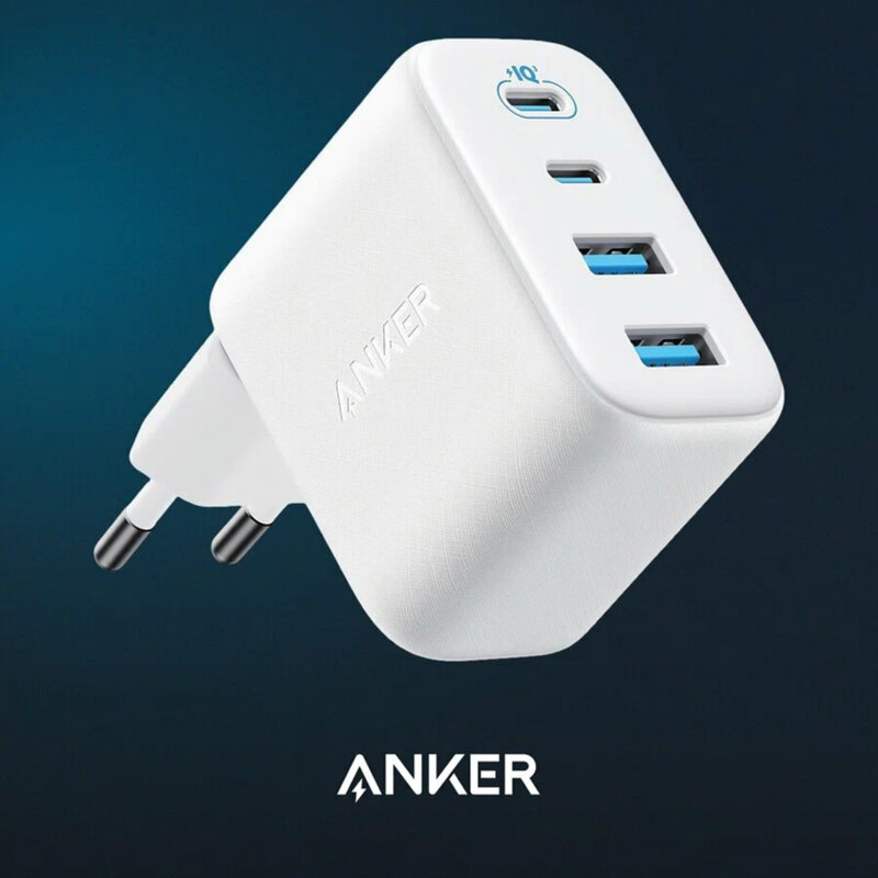 Incarcator retea Fast Charge 50W Anker Zolo, USB, USB-C, alb
