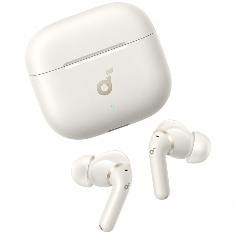 Casti Bluetooth 6.1 cu Adaptive ANC Anker SoundCore P42i, alb