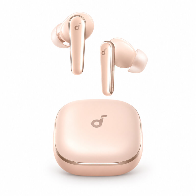 Casti Bluetooth Noise-Cancelling Dolby Audio Anker SoundCore Liberty 5, roz