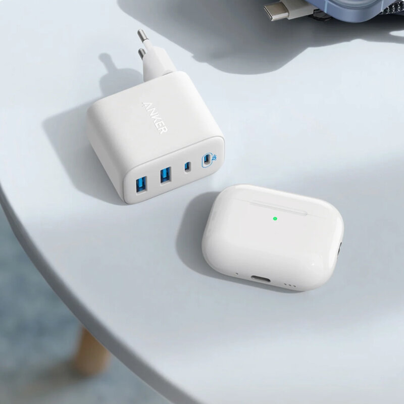 Incarcator retea Fast Charge 50W Anker Zolo, USB, USB-C, alb