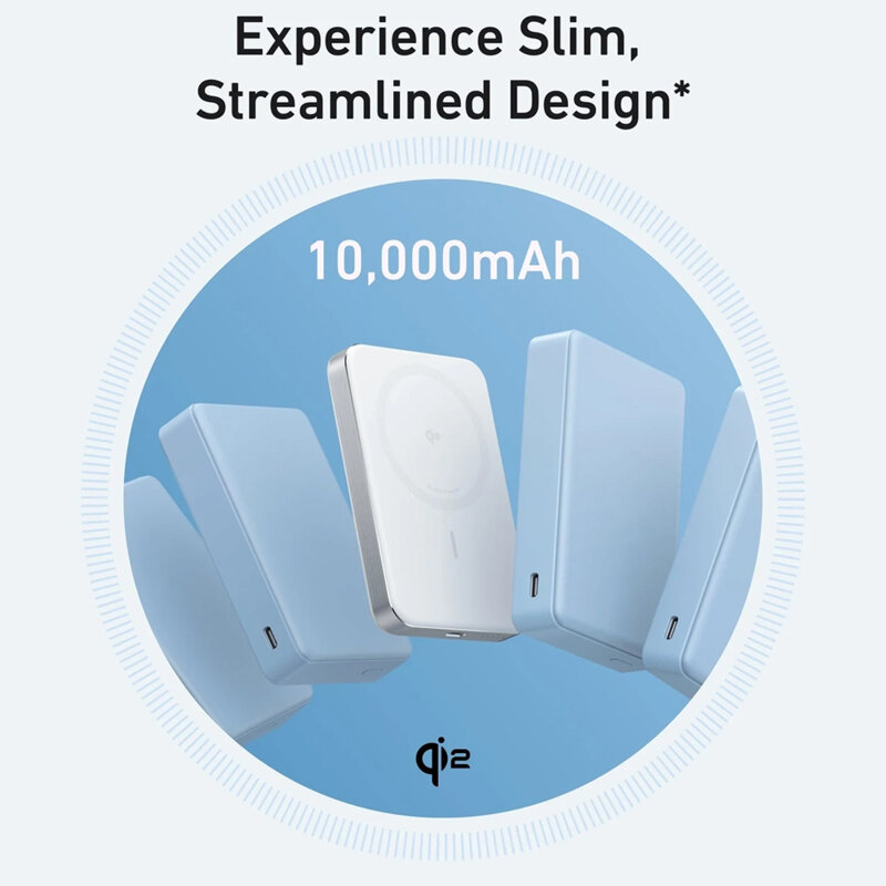Baterie externa MagSafe 10000mAh Type-C Anker, alb, A1664H21
