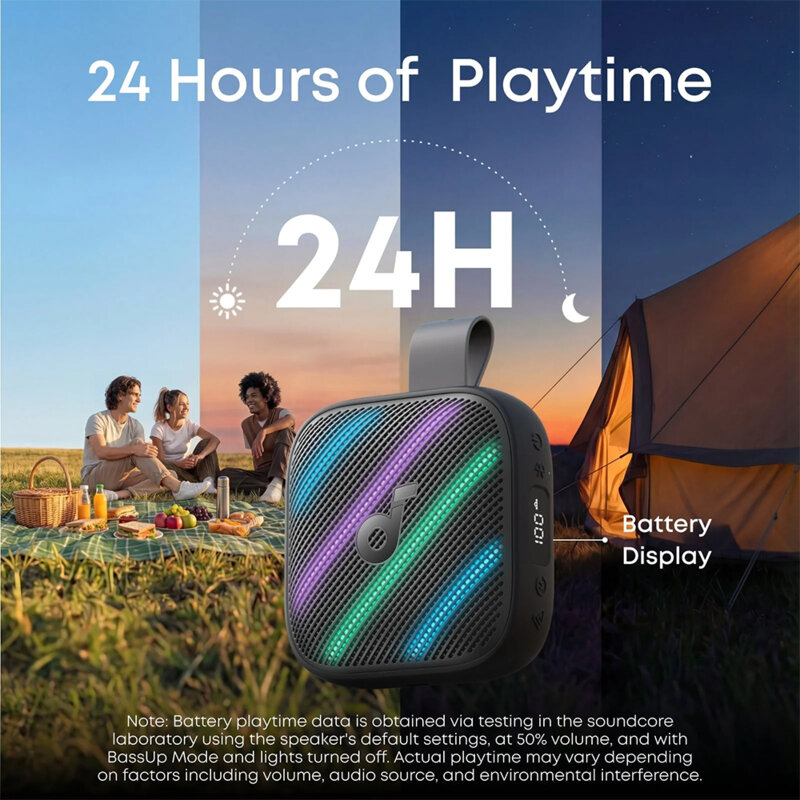 Boxa portabila wireless Anker Soundcore Boom Go 3i, negru