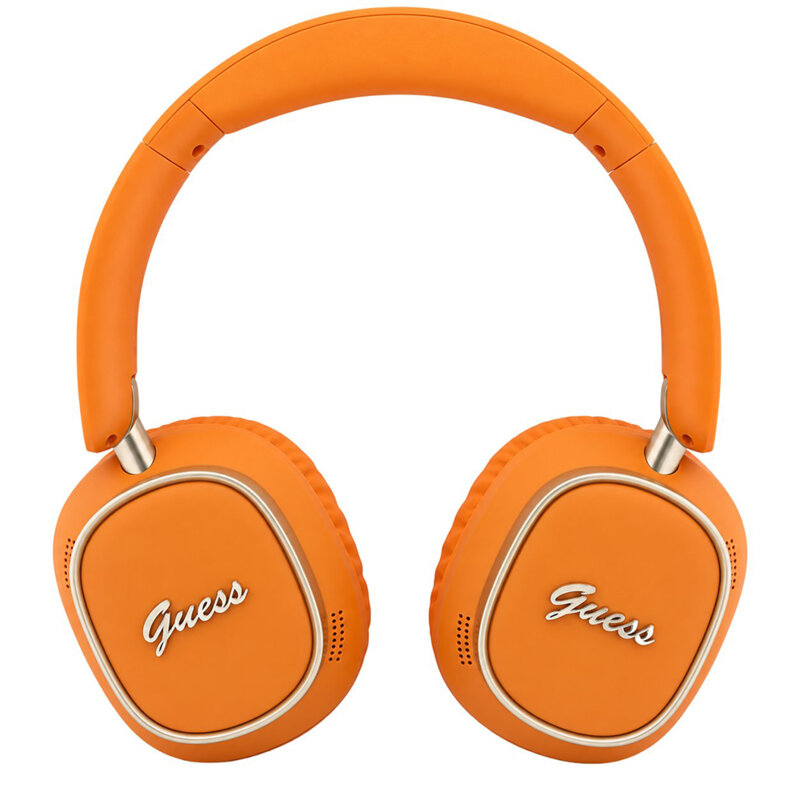Casti Bluetooth Guess Rectangle Metal Script, oranj, GUBHV28HGCSMO