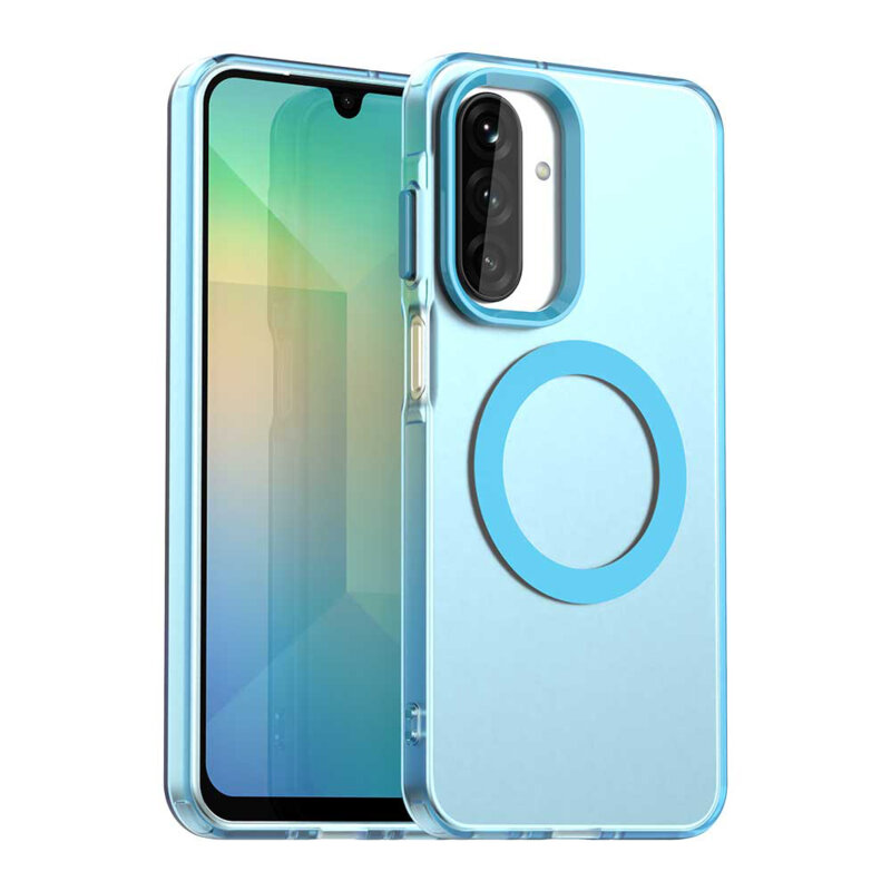 Husa Samsung Galaxy A18 4G Techsuit CandyCase MagSafe, albastru