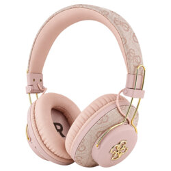 Casti wireless Bluetooth, ENC Guess, roz, GUBHS72P4FC4MP