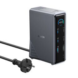 Docking Station, hub 14in1, 160W, 4K@60Hz Anker Prime 737, negru
