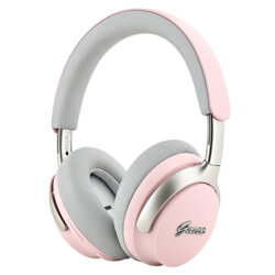Casti Guess Bluetooth wireless ANC, IPX4, roz, GUBHC22PSBCSMP