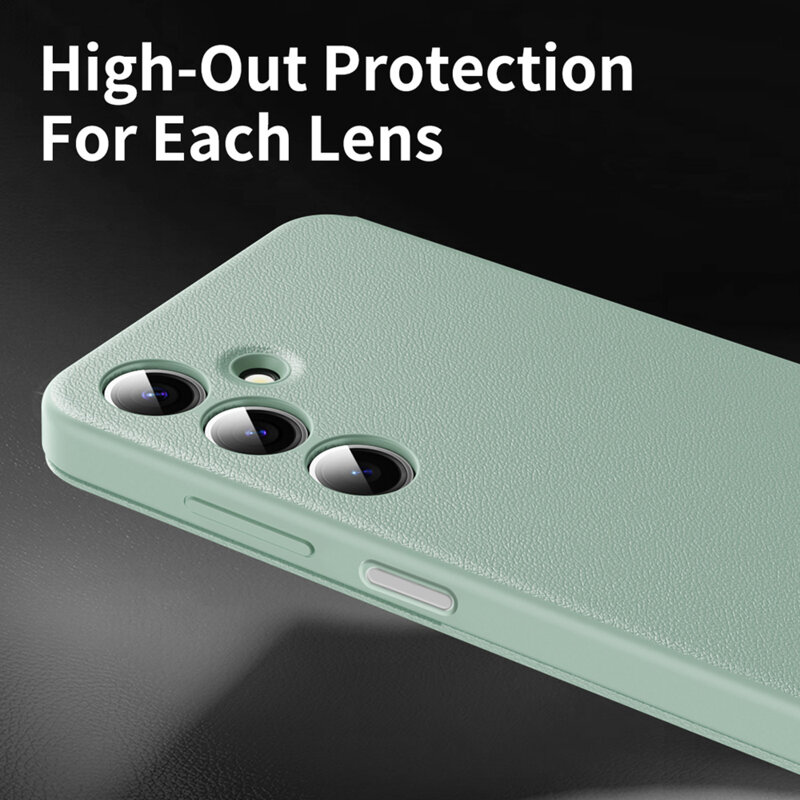Husa tip carte Samsung Galaxy A18 4G SmartView Series, verde