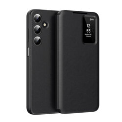 Husa tip carte Samsung Galaxy A18 4G SmartView Series, negru