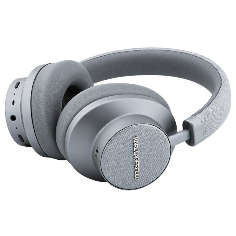 Casti Bluetooth wireless over-ear Karl Lagerfeld KLBHP73PSACKMG