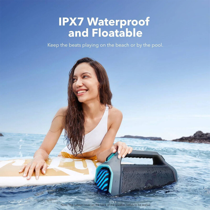 Boxa Bluetooth portabila Anker SoundCore Boom 2 Plus, albastru