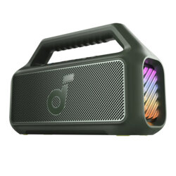 Boxa portabila Bluetooth Anker Boom 2, IPX7, lumini RGB, verde