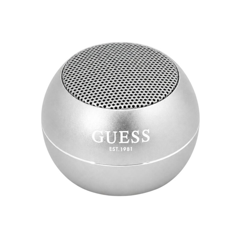 Mini boxa portabila wireless Bluetooth Guess GUWSALGEG, gri