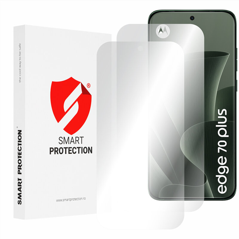 [Pachet 2x] Folie regenerabila premium Motorola Edge 70 Plus Smart Protection Classic, transparenta