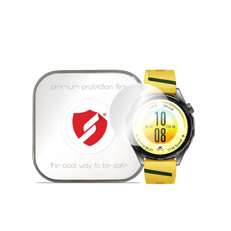 [Pachet 4x] Folie regenerabila premium Huawei Watch GT 7 46mm Smart Protection Classic, transparenta
