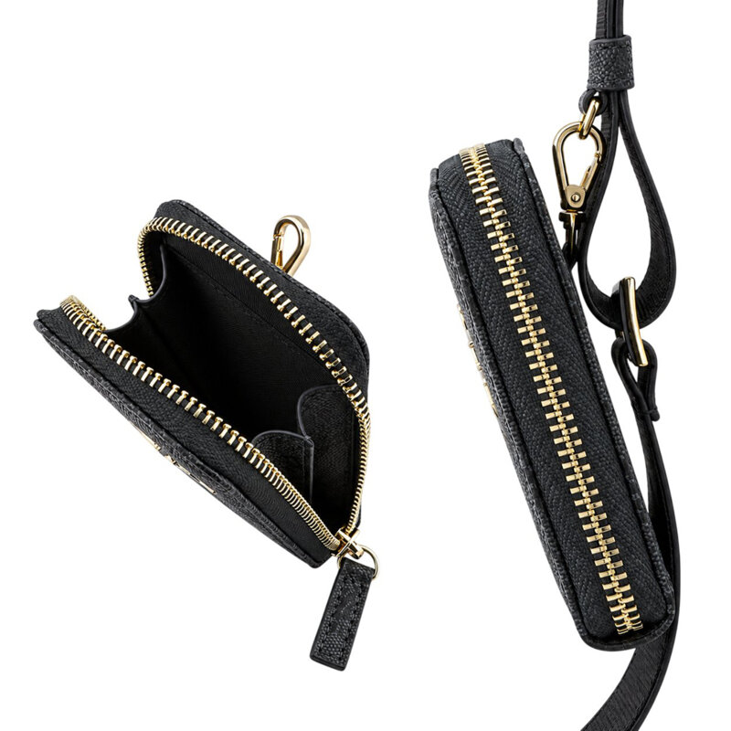 Lanyard telefon universal Guess 4G Metal Logo, negru, GUUCNKP4DGMK