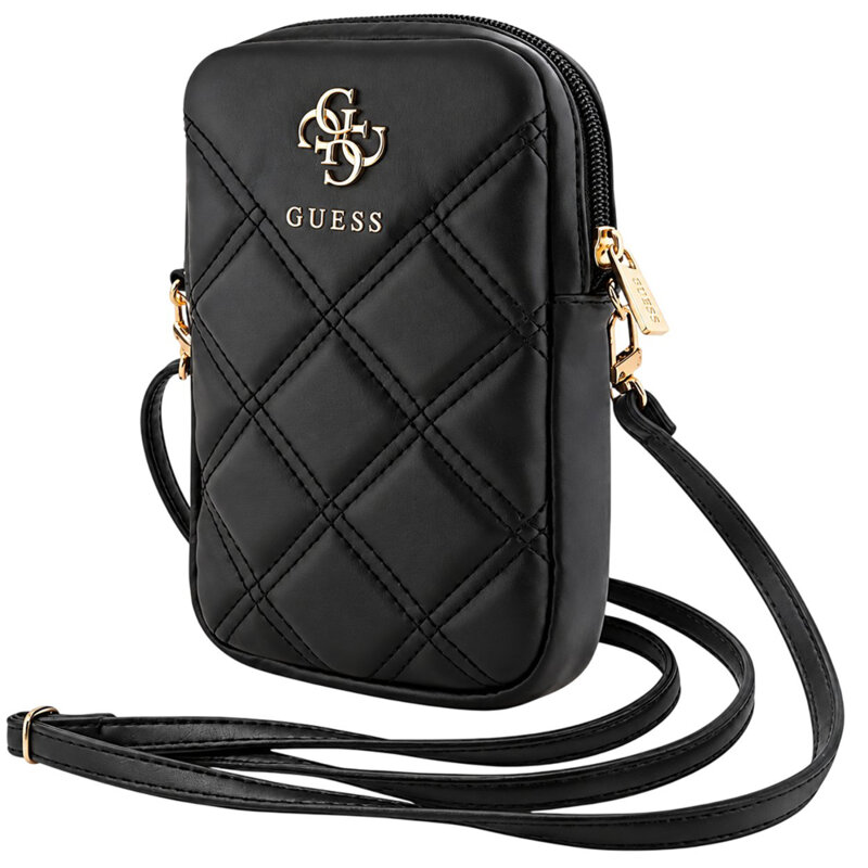 Geanta Guess dama pentru telefon, negru, GUWBZPSQSSGK