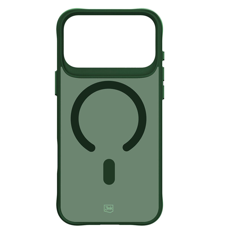 Husa iPhone 18 Pro premium 3mk Smoke MagCase, verde