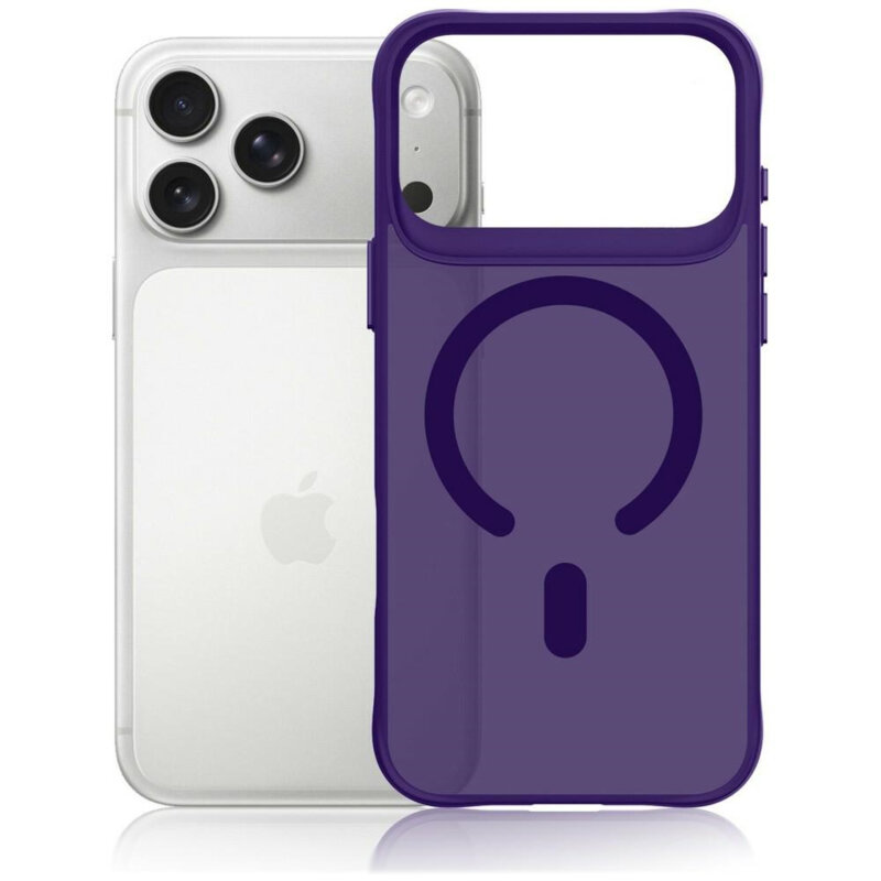 Husa iPhone 17 Pro Max premium 3mk Smoke MagCase, mov