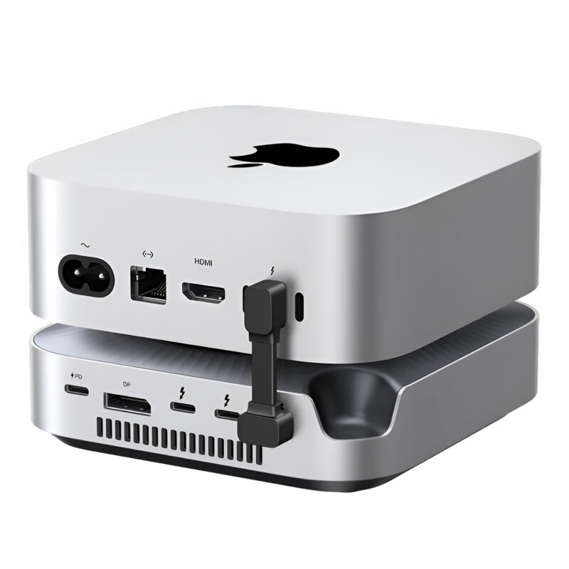 Statie Thunderbolt 5 Ugreen Maxidok 10in1 pentru Mac mini M4/M4 Pro, gri