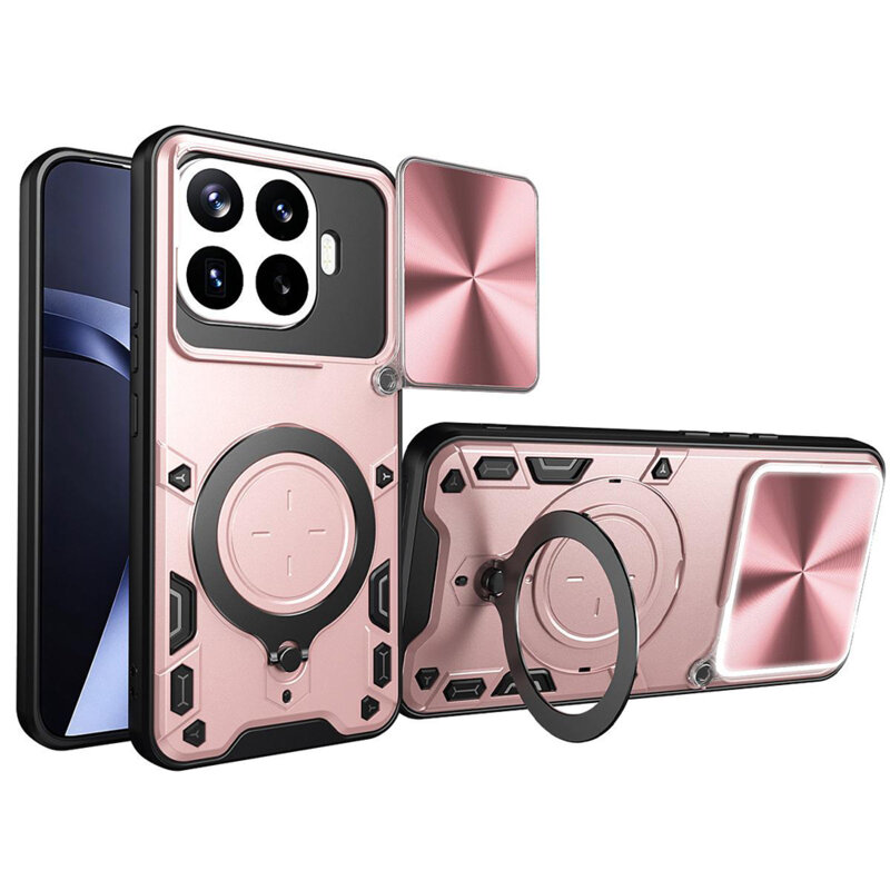 Husa Xiaomi 17T Pro Techsuit CamGuard Pro, roz auriu
