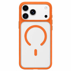 Husa iPhone 18 Pro Max Blueo Skin Friendly Frosted Anti-Drop MagSafe, portocaliu