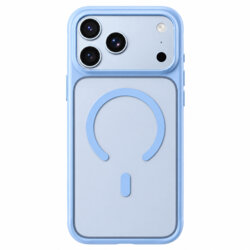 Husa iPhone 17 Pro Blueo Skin Friendly Frosted Anti-Drop MagSafe, albastru