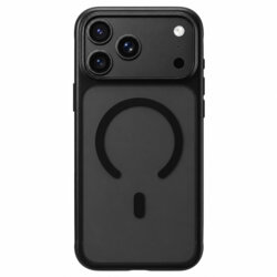 Husa iPhone 18 Pro Max Blueo Skin Friendly Frosted Anti-Drop MagSafe, negru