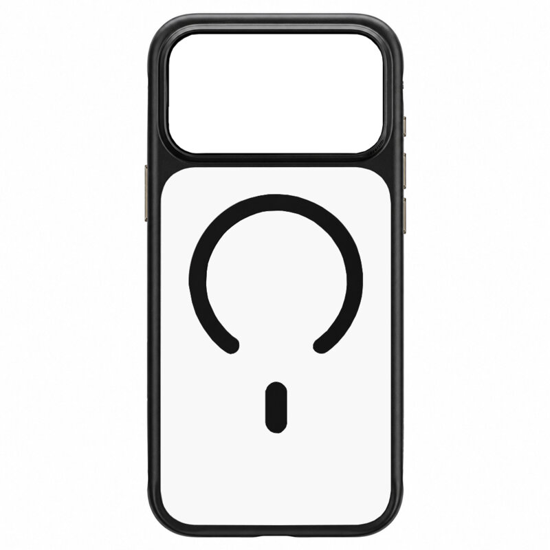 Husa iPhone 17 Pro Max Blueo Skin Friendly Frosted Anti-Drop MagSafe, negru