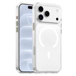 Husa iPhone 18 Pro Blueo Crystal+ Anti-Drop MagSafe, transparenta