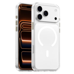 Husa iPhone 17 Pro Max Blueo Crystal+ Anti-Drop MagSafe, transparenta