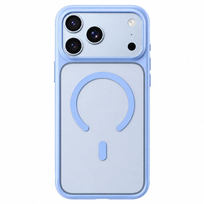 Husa iPhone 17 Pro Blueo APE Anti-Drop MagSafe Series, albastru