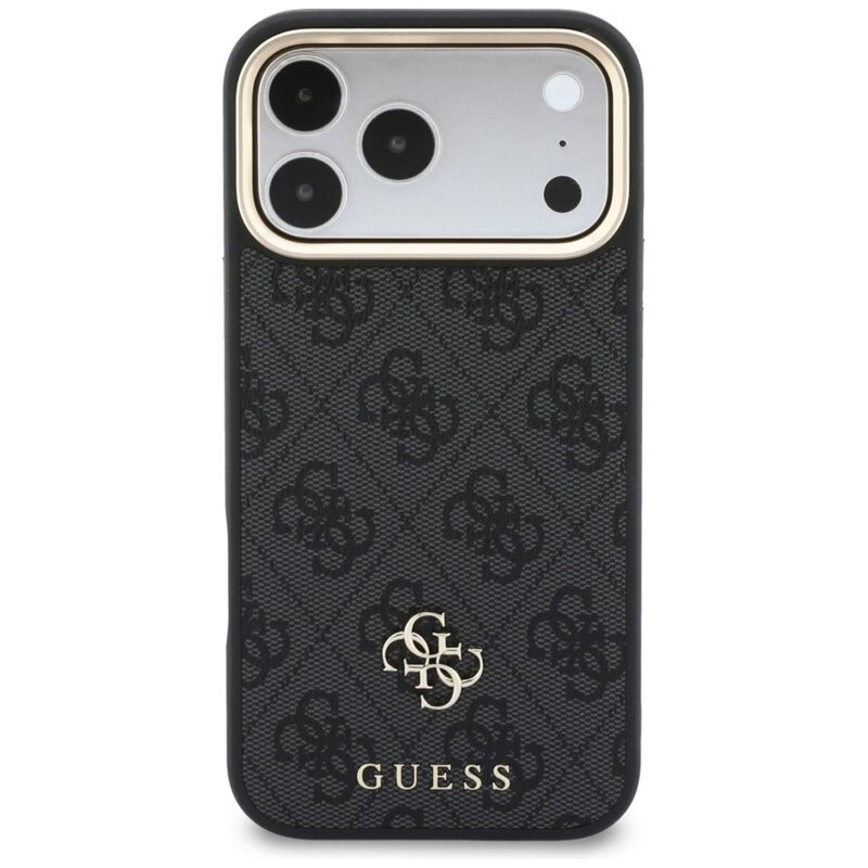 Husa originala Guess iPhone 17 Pro Hardcase 4G Cardslot MagSafe, negru, GUBPHCP18LP4SM44CK