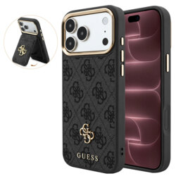 Husa originala Guess iPhone 18 Pro Max Hardcase 4G Cardslot MagSafe, negru, GUBPHCP18XP4SM44CK